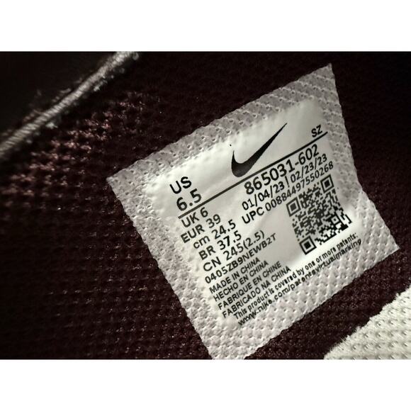 Nike Air Max Goadome Womens Sz 8 Burgandy Waterproof Suede Boots 865031-602 NEW - Picture 9 of 11